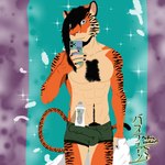 anthro bulge clothing detailed_bulge erection hair indian looking_at_viewer male muscular muscular_male selfie solo underwear bastianlionheart shampoo_challenge vishnu_kathun_(character) animal_humanoid felid felid_humanoid feline feline_humanoid humanoid mammal mammal_humanoid pantherine tiger 1:1 meme