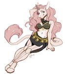 anthro clothing female horn prosthetic prosthetic_leg prosthetic_limb smile solo kaitycuddle mythology equid equine mammal mythological_creature mythological_equine unicorn digital_media_(artwork)