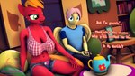 16:9 3d_(artwork) anthro anthrofied asking asking_another big_macintosh_(mlp) breasts cleavage clothed clothing crossgender dialogue digital_media_(artwork) duo english_text equid equine feathered_wings feathers female fluttershy_(mlp) friendship_is_magic ftm_crossgender hasbro hi_res male mammal mtf_crossgender my_little_pony mythological_creature mythological_equine mythology pegasus question senthaurekmern tag_question talking_to_another term_of_endearment text widescreen wings yellow_body yellow_feathers yellow_wings yes-no_question