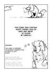 border dialogue duo feral laugh looking_at_another looking_down male male/male on_top text white_border catlord one_stormy_night gabu giro_(one_stormy_night) canid canine canis mammal wolf black_and_white comic english_text hi_res monochrome