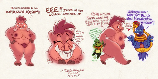 anthro blush female group hairy_vulva imminent_sex large_female male male/female penetration pubes thebigmansini dreamworks the_bad_guys doom_(the_bad_guys) mr._piranha_(the_bad_guys) mr._snake_(the_bad_guys) pigtail_(the_bad_guys) avian characiform domestic_pig fish mammal marine piranha_(fish) reptile scalie serrasalmid snake suid suine sus_(pig)