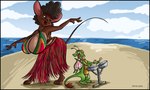 anthro big_breasts bottomwear breasts brown_body brown_fur brown_hair clothing dancing dripping duo female fur green_body green_scales hair huge_breasts larger_female lips male multicolored_body multicolored_fur open_mouth scales size_difference skirt smaller_male two_tone_body two_tone_fur ventral_scales wings dutch_(artist) mythology coffeebean_(dutch) glitter_(glitterbug) dragon house_mouse mammal mouse murid murine mythological_creature mythological_scalie rodent scalie 2023 digital_media_(artwork) hi_res