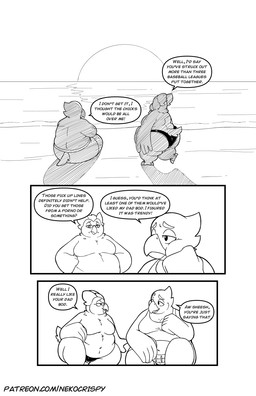 3_panel_comic 5_fingers anthro beach beak belly big_belly big_butt black_line_art borderless_panel bulge butt claws closed_frown clothed clothing compliment deep_navel dialogue duo eye_contact eyebrows eyewear feathers featureless_chest feet fingers frown glasses half-closed_eyes huge_butt huge_thighs looking_at_another male moobs mouth_closed narrowed_eyes navel obese obese_anthro obese_male open_mouth open_smile overweight overweight_anthro overweight_male round_glasses sad seaside shadow shirt sitting smile speech_bubble speedo sun sunset swimwear tail tail_feathers talking_to_another talons tank_top text thick_eyebrows thick_thighs toe_claws toes topwear walking wearing_glasses weight_conscious nekocrispy andy_(nekocrispy) oliver_(nekocrispy) avian bird 2021 black_and_white comic digital_media_(artwork) english_text hi_res monochrome url