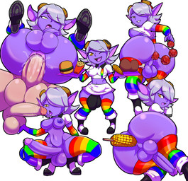 anal anal_beads anal_penetration big_breasts big_butt breasts butt clothed clothed_gynomorph clothed_humanoid clothing corn crossgender duo food genitals gynomorph gynomorph/male gynomorph_humanoid huge_butt improvised_sex_toy intersex intersex/male intersex_humanoid male not_furry penetration penile penile_penetration penis penis_in_ass perineum plant sex_toy shortstack shortstack_gynomorph shortstack_intersex simple_background white_background thecon league_of_legends riot_games tencent tristana_(lol) humanoid yordle 2019 digital_media_(artwork) hi_res
