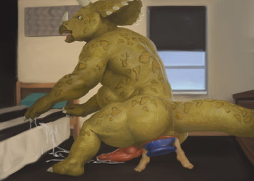 after_orgasm almost_fully_inside anal anal_penetration anal_vore animal_genitalia animal_penis anthro anthro_penetrated anthro_pred anus balls bed bedroom bodily_fluids butt cum cum_string dildo dildo_in_ass dildo_insertion dildo_sitting duo erection eyes_closed feet furniture genital_fluids genital_slit genitals holding_dildo holding_object holding_sex_toy horn human_on_anthro human_prey humanoid_genitalia humanoid_penis inside interspecies knot knotted_penis larger_anthro looking_back male male/male male_penetrated nude object_in_ass open_mouth penetration penis pillow sex_toy sex_toy_in_ass sex_toy_insertion sitting size_difference slit_penis smaller_human stretched_anus tail toes vore orcfun dinosaur human mammal prehistoric_species reptile scalie digital_media_(artwork) hi_res