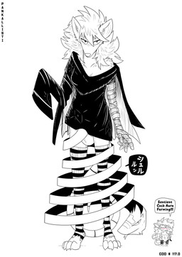 anthro balls big_hair blush blush_lines chibi clothing coiling_around_body dominant dominant_gynomorph dominant_intersex duo eyewear genitals glasses gynomorph hair hyper hyper_long_penis intersex japanese_sound_effects legwear living_penis long_sleeves looking_at_viewer manga_style penis penis_snake penis_with_tongue prehensile_penis presenting presenting_penis prosthetic prosthetic_arm prosthetic_limb sentient_penis solo tail thigh_highs torn_clothing unusual_anatomy unusual_genitalia unusual_penis wearing_glasses white_hair pankallisti circe_(pankallisti) rivocie_(rawrzky) mammal murid murine rat reptile rodent scalie snake black_and_white hi_res monochrome