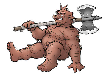 anthro axe belly brown_body brown_fur fur genitals humanoid_hands kemono male melee_weapon moobs overweight overweight_anthro overweight_male penis simple_background sitting solo weapon white_background yuuki-abe mammal suid suine sus_(pig) wild_boar 2003 low_res