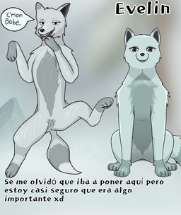 anus blue_body blue_fur blurred_background butt female female_feral feral fox_ears fox_tail fur genitals grey_body grey_fur humanoid_genitalia humanoid_genitalia_on_feral humanoid_vulva humanoid_vulva_on_feral looking_at_viewer lying multicolored_body multicolored_fur name_plate naughty_face open_mouth ownership pawpads paws quadruped sitting small_butt snout snow solo speech_bubble spread_legs spreading text vulva quemelito66xd canid canine fox mammal 2025 character_name english_description english_text hi_res source_request spanish_description spanish_text translated translated_description