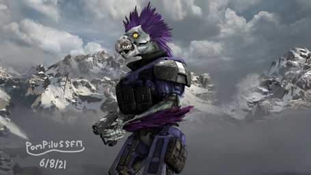3_fingers anthro arm_feathers arm_tuft armor beak body_armor feather_hair feathered_crest feathers female fingers grey_body grey_scales gun handgun head_crest holding_gun holding_handgun holding_object holding_pistol holding_ranged_weapon holding_weapon landscape_background looking_at_viewer mountain photo_background pistol pouch_(clothing) pseudo_hair pupils purple_body purple_feathers ranged_weapon scales scuted_hands scutes sharp_teeth sky slit_pupils solo teeth thigh_pouch tuft unsc weapon yellow_eyes pompilus-sfm halo_(series) microsoft xbox_game_studios gluhara alien avian kig-yar scalie t'vaoan 16:9 3d_(artwork) 4k absurd_res colored digital_media_(artwork) hi_res mixed_media photography_(artwork) source_filmmaker_(artwork) widescreen