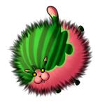 ambiguous_gender feral fluffy food fruit fur green_body green_fur melon pink_body pink_fur plant poof simple_background solo watermelon white_background conditional_dnp ratte disney kingdom_hearts square_enix melonyan dream_eater elemental_creature flora_fauna food_creature living_fruit living_watermelon meow_wow spirit_dream_eater 1:1 2016 digital_media_(artwork)