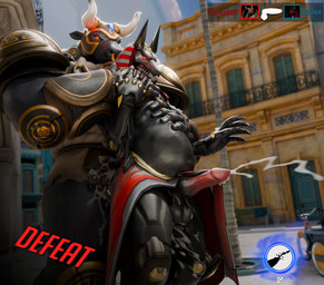 abdominal_bulge anal animal_genitalia animal_penis anthro armor balls bodily_fluids bodyguard_position city city_background clothed clothing cum cum_inflation cum_inside cum_while_penetrated cumshot defeat defeat_sex defeated dominant duo ejaculation excessive_cum excessive_genital_fluids from_behind_position game_ui gameplay_mechanics genital_fluids genitals grabbing_another horn inflation larger_dom male male/male outside partially_clothed penetration penis red_eyes sex size_difference standing standing_sex text potatotime okamical_(modeler) reptilligator_(modeler) blizzard_entertainment european_mythology greek_mythology mythology overwatch anubis_reaper minotaur_reinhardt anubian_jackal bovid bovine canid canine canis jackal mammal minotaur 3d_(artwork) blender_(artwork) digital_media_(artwork) english_text hi_res watermark