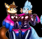 abs anthro big_bulge bisexual_pride_colors black_body black_collar black_fur black_nose blue_body blue_bottomwear blue_clothing blue_scales blue_underwear blush bottomwear briefs brown_body brown_fur brown_hair bulge cheek_fins clothing collar collar_tag detailed_bulge duo fin flag flag_(object) front_view fur grey_eyes hair head_fin holding_flag holding_object latex latex_bottomwear latex_clothing latex_skinsuit latex_topwear lgbt_pride looking_at_viewer looking_away looking_up male male/male multicolored_briefs multicolored_clothing multicolored_text multicolored_underwear muscular muscular_anthro muscular_male orange_body orange_cheeks orange_fur orange_scales pattern_clothing pink_bottomwear pink_clothing pink_underwear pride_color_briefs pride_color_clothing pride_color_flag pride_color_text pride_color_underwear pride_colors print_clothing pupils purple_bottomwear purple_clothing purple_topwear purple_underwear red_clothing red_topwear rubber_clothing scales shoulder_grab simple_background skinsuit smile smirk striped_clothing stripes tail tail_fin tan_inner_ear text text_on_clothing tight_clothing topwear transparent_background underwear wearing_flag felino nintendo pokemon kippy_the_sharkip kj_(chemical-drift) arcanine canid canine generation_1_pokemon generation_3_pokemon mammal marine mudkip pokemon_(species) scalie 2022 absurd_res alpha_channel hi_res