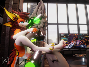 4_ears animal_genitalia animal_penis anthro anthro_on_anthro anthro_penetrated anthro_penetrating anthro_penetrating_anthro apartment armor armored_belt biped black_body blue_eyes bodily_fluids bodily_fluids_drip bodily_fluids_on_penis body_hair breastplate building c.a.m. canine_genitalia canine_penis chest_fur chest_hair chest_tuft chrome chrome_body claws clothing controller controller_on_table cum cum_drip cum_in_slit cum_inside cum_on_penis cybernetics digitigrade dripping duo ejaculation erection face_lick fingers flash_bang_grenades fluffy fluffy_ears fluffy_hair fluffy_neck_fur fluffy_tail food fur furniture game_controller genital_fluids genital_slit genitals glistening glistening_body glowing glowing_body glowing_eyes green_body green_eyes grey_body grey_fur grey_hair hair inside interspecies knot knotted_penis legs_up licking lifted lifting_partner logo looking_at_another looking_pleasured machine male male/male male_penetrated male_penetrating male_penetrating_anthro male_penetrating_male metal metallic_body military multi_ear multicolored_body multicolored_ears multicolored_fur multicolored_hair multicolored_tail neck_tuft nude nude_anthro nude_male orange_body orange_fur orange_hair penetration penile penile_penetration penis penis_in_slit pinned pinned_to_wall prosthetic protogen_armor protogen_face protogen_visor protogenized robotic screen screen_face sex skyscraper slit_penetration slit_penis slit_play smile soldier special_forces spread_legs spreading tail tail_tuft teeth teeth_showing text tongue tongue_out topwear tuft vest warrior white_body white_fur white_hair xbox_controller yellow_body yellow_fur malikproto nardoiri_(modeler) nukude_(modeler) activision call_of_duty call_of_duty:_black_ops_6 cheetos microsoft mythology xbox xbox_game_studios cane9 yuri_chacal canid canine canis dragon jackal mammal mythological_creature mythological_scalie nardoragon protogen scalie 2025 3d_(artwork) 4:3 artist_logo artist_name blender_(artwork) colored digital_media_(artwork) english_description english_text hi_res signature watermark male_(lore)