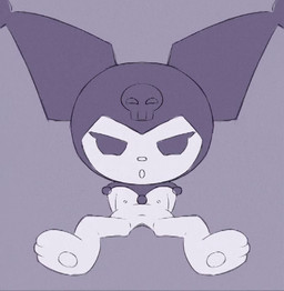 3_toes anthro duo feet female genitals male nipples nude open_mouth penis sex spread_legs spreading toes vulva young young_female dakuromii onegai_my_melody sanrio kuromi lagomorph leporid mammal rabbit 2026 animated loop no_sound short_playtime video