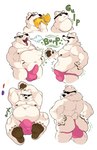 abdominal_bulge absurd_res ambiguous_gender ambiguous_prey anthro anthro_pred bear belly belly_slap big_belly bulge burping butt clothed clothing digestion digestion_noises digital_media_(artwork) duo erection eyewear feral feral_prey generation_1_pokemon hi_res ice_climber male male_pred mammal nintendo nipples onomatopoeia open_mouth oral_vore overweight overweight_male partially_inside pikachu pokemon pokemon_(species) polar_bear polar_bear_(ice_climber) rumbling_stomach sequence simple_background size_difference slap sound_effects sunglasses swallowing tail teeth text tongue tongue_out underwear ursine vore watagenodebi