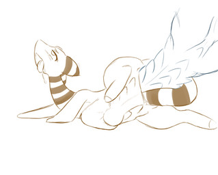 abdominal_bulge biped bipedal_feral blush blush_lines bodily_fluids clitoris double_penetration double_vaginal dripping duo ear_markings erection extreme_penetration female female_feral female_penetrated feral feral_penetrated genitals humanoid_genitalia humanoid_vulva larger_male looking_pleasured lying male male/female male_penetrating male_penetrating_female markings masturbation neck_markings on_side open_mouth penetration penile penile_penetration penis penis_in_vagina saliva saliva_drip saliva_on_tongue sex simple_background size_difference smaller_female smaller_penetrated stretched_pussy striped_body striped_ears striped_markings striped_neck striped_tail stripes tail tail_fetish tail_in_vagina tail_insertion tail_markings tail_play tongue tongue_out urethra vaginal vaginal_masturbation vaginal_penetration vulva white_background darkmirage nintendo pokemon ampharos generation_2_pokemon pokemon_(species) 2013 digital_drawing_(artwork) digital_media_(artwork) sketch