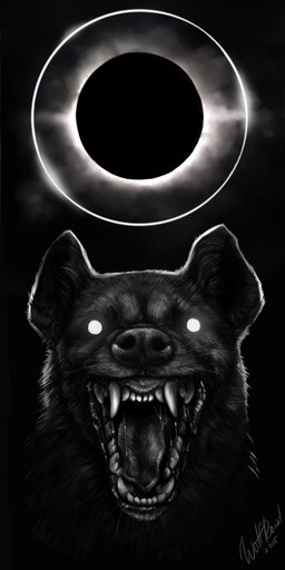eclipse feral open_mouth solo teeth tongue wolfroad hyena mammal spotted_hyena 1:2 2015 digital_media_(artwork) hi_res