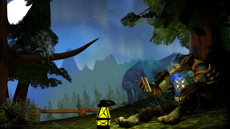 anthro barefoot blue_eyes claws clothed clothing druid feet feral_druid forest gloves handwear long_ears magic_user male moon mountain night outside paws plant reading sitting sky snout solo star starry_sky tree tribal_spellcaster scarletpages blizzard_entertainment warcraft tyne canid mammal werecanid werecreature worgen 16:9 source_request widescreen