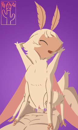 2_fingers 3_toes 4_arms antennae_(anatomy) anthro anthro_penetrated arm_tuft arthropod_abdomen biped bodily_fluids clitoris cowgirl_position digitigrade duo elbow_tuft feet female female_focus female_on_human female_penetrated fingers fluffy from_front_position fur genitals gradient_background hands_behind_head hands_on_partner human_on_anthro human_penetrating human_penetrating_anthro humanoid_genitalia humanoid_penis interspecies knee_tuft leg_tuft male male/female male_on_anthro male_penetrating male_penetrating_female motion_lines multi_arm multi_limb neck_tuft on_bottom on_top open_mouth penetration penis pose sex simple_background smile tan_body tan_fur toes tuft vaginal vaginal_penetration vein veiny_penis vulva wings pricklypastor_(artist) alien arthropod human insect lepidopteran mammal moth nychora 2026 3:5 digital_drawing_(artwork) digital_media_(artwork) full-length_portrait hi_res pinup portrait signature
