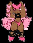 angry anthro bottomless brown_body brown_fur bulge clothed clothing crop_top femboy flat_chested fluffy_ears fur legwear long_ears male pink_eyes shirt simple_background solo thong topwear torn_clothing torn_legwear transparent_background underwear cotard nintendo pokemon generation_4_pokemon generation_6_pokemon lopunny mega_evolution mega_lopunny pokemon_(species) shiny_pokemon 2024 alpha_channel colored digital_drawing_(artwork) digital_media_(artwork) signature