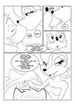 age_difference anthro bed bedroom bodily_fluids border dialogue duo female furniture genitals kissing knothole male male/female penis saliva saliva_string text white_border young young_anthro jessepajamas joykill archie_comics sega sonic_the_hedgehog_(archie) sonic_the_hedgehog_(comics) sonic_the_hedgehog_(series) miles_prower sally_acorn canid canine chipmunk fox ground_squirrel mammal rodent sciurid comic english_text hi_res monochrome