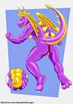 after_transformation bound encasement latex solo tail transformation xedrykthedragon activision mythology spyro_the_dragon spyro dragon goo_creature mythological_creature mythological_scalie scalie hi_res