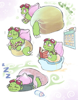 ambiguous_gender baby_bottle blue_pacifier blush blush_lines bodily_fluids book claws clenched_teeth clothing diaper excessive_feces eyes_closed eyewear eyewear_on_head facial_markings feces feral finger_claws flower flying_sweatdrops genital_fluids goggles goggles_on_head green_body head_markings hyper hyper_feces hyper_soiling leaking_diaper leaking_urine looking_back lying markings object_in_mouth on_front one_eye_closed onesie open_onesie pacifier pacifier_in_mouth pink_flower pink_pacifier plant pooping potty potty_chart reading reading_book simple_background sitting sleeping smile snapsuit soiled_diaper soiling soiling_diaper solo sound_effects spiral stink_fumes sweat sweatdrop teeth text toe_claws unclean_diaper urine urine_pool used_diaper using_diaper vines vowelless vowelless_sound_effect watersports wet_diaper wetting wetting_diaper white_background zzz lileli nintendo pokemon shochu_(gao) bulbasaur generation_1_pokemon pokemon_(species) shiny_pokemon absurd_res english_text hi_res multiple_scenes