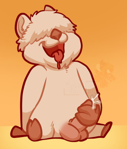 anthro balls bangs bodily_fluids cum cumshot drooling drooling_tongue ejaculation erection fur genital_fluids genitals gradient_background hair humanoid_genitalia humanoid_penis long_bangs male masturbation nude open_mouth orgasm penile penile_masturbation penis saliva simple_background sitting smile solo tongue tongue_out white_body yellow_background yukkimons party_animals_(game) lamar_(party_animals) alpaca camelid mammal absurd_res digital_media_(artwork) hi_res watermark