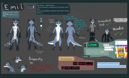 anthro black_bottomwear black_clothing black_hoodie black_pants black_topwear blue_body blue_border blue_fur blue_tail border bottomwear clothed clothed_anthro clothed_male clothing color_swatch expressionless fully_clothed fully_clothed_anthro fully_clothed_male fur grey_background grey_clothing grey_shirt grey_topwear hoodie male nude_anthro nude_male pants paws shirt simple_background smile solo tail text topwear demensa emil_(demensa) canid canine canis coyote mammal 2018 character_name digital_media_(artwork) english_description english_text hi_res model_sheet pixel_(artwork)