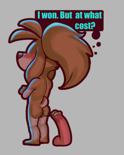 after_masturbation anthro blush blush_lines brown_body brown_fur butt chibi dildo floppy_ears fur grey_background hair humor long_hair lube_in_ass lube_string male sex_toy simple_background solo text thought_bubble diadorin luve nugget_(diadorin) bird_dog canid canine canis cocker_spaniel domestic_dog hunting_dog mammal spaniel 2023 absurd_res english_text hi_res