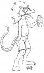 anthro belly body_hair boxers_(clothing) clothing disgust drinking happy_trail male milk navel nipples overweight overweight_anthro partial_nudity paws quills_(anatomy) rat_tail solo tail tongue underwear starfig ben_10 cartoon_network argit alien mammal 2012 black_and_white hi_res monochrome shaded