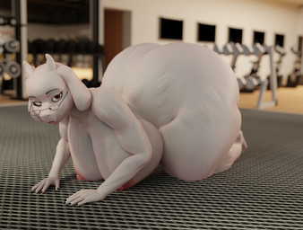 5_fingers anthro areola big_breasts big_butt black_nails breasts butt colored_nails eyewear feet female fingers glasses horn huge_breasts huge_butt hyper hyper_butt inside nails nipples nude pink_areola pink_nipples red_eyes solo thick_thighs toes feversfm undertale undertale_(series) toriel boss_monster_(undertale) bovid caprine mammal 2023 3d_(artwork) digital_media_(artwork) hi_res