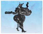 armor big_breasts big_butt breasts butt clothed clothing female gun huge_breasts huge_butt hyper hyper_breasts machine metal not_furry ranged_weapon simple_background small_waist solo thick_thighs weapon wide_hips borisalien electronic_arts respawn_entertainment titanfall android humanoid robot robot_humanoid spectre_(titanfall) hi_res