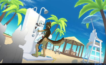adolescent anal anal_penetration anthro anthro_on_anthro anthro_penetrated anthro_penetrating anthro_penetrating_anthro beach biped blush clothing duo_focus erection flip_flops flip_flops_only footwear footwear_only foreskin genitals glans group humanoid_genitalia humanoid_penis knot knotted_penis male male/male male_anthro male_penetrated male_penetrating male_penetrating_male mostly_nude nude partially_retracted_foreskin penetration penile penile_penetration penis penis_in_ass plantigrade public public_sex public_shower sandals sex shoes sport volleyball young frostedchase arthur_nimbus max_(frostedchase) australian_possum canid canine canis domestic_dog german_shepherd herding_dog mammal marsupial pastoral_dog petaurid sugar_glider hi_res