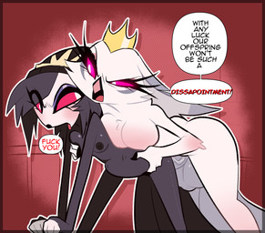 abdominal_bulge age_difference angry angry_sex anthro anthro_on_anthro anthro_penetrated anthro_penetrating anthro_penetrating_anthro anthro_raping_anthro bad_parenting balls beak beanie big_balls big_breasts black_body black_feathers blush breasts butt clothing conjoined_speech_bubble dialogue duo exclamation_point eye_contact eye_through_hair eyelashes eyelashes_through_hair feathers female female_penetrated forced genitals grey_body gynomorph gynomorph/female gynomorph_penetrating gynomorph_penetrating_female gynomorph_raping_female hair hat headgear headwear imminent_rape imminent_sex impregnation_attempt intersex intersex/female intersex_penetrating intersex_penetrating_female looking_at_another looking_at_partner looking_back looking_back_at_another looking_back_at_partner medium_breasts mother_penetrating_daughter navel nipples non-mammal_breasts non-mammal_nipples nude older_intersex open_mouth penetration penile penile_penetration penis penis_in_vagina pink_sclera profanity rape red_background red_sclera red_text sex simple_background skinny_anthro skinny_female slim_anthro slim_female small_breasts speech_bubble text tongue tongue_out translucent translucent_hair vaginal vaginal_penetration vein veiny_penis white_body white_eyes white_feathers younger_female twixbartrix hellaverse helluva_boss octavia_(helluva_boss) stella_(helluva_boss) avian bird owl owl_demon peafowl_demon 2026 absurd_res digital_media_(artwork) english_text hi_res daughter_(lore) incest_(lore) mother_(lore) mother_and_child_(lore) mother_and_daughter_(lore) parent_(lore) parent_and_child_(lore) parent_and_daughter_(lore)