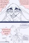 anthro begging black_and_white blush bodily_fluids canid canine chili_pepper comic container cup disney drooling english_text female first_person_view food fox fruit fur hi_res holding_container holding_cup holding_object innuendo judy_hopps lagomorph leporid male mammal monochrome nick_wilde pepper_(fruit) plant pokuytred rabbit saliva simple_background tears text tongue tongue_out white_background zootopia