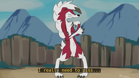 animal_genitalia animal_penis anthro becoming_erect bladder_balloon blush bodily_fluids breath canine_genitalia canine_penis cum cumming_from_getting_peed_on cumshot day duo ejaculation erection excessive_urine exhibitionism fully_sheathed genital_fluids genitals kneeling knot knotted_penis making_out male male/male male_peed_on male_peeing male_peeing_on_male masturbation narrowed_eyes omorashi open_mouth outside painted_background panting peeing peeing_on_another peeing_outside peeing_while_erect penile penile_masturbation penis plant potty_dance public sheath shrub sound_effects squint submissive text thought_bubble tongue tongue_out tree urine urine_on_chest urine_on_face urine_pool urine_stream watersports sound_warning yelloyeen nintendo pokemon canid canine generation_4_pokemon generation_7_pokemon lucario lycanroc mammal midnight_lycanroc pokemon_(species) 2d_animation animated frame_by_frame huge_filesize long_playtime sound subtitled video