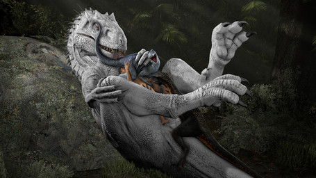 ambiguous_gender balls bestiality bisexual claws cloacal cloacalingus detailed_background dominant dominant_female erection facesitting feathers feet female female_on_human feral feral_on_feral forest genital_danger_play genitals group group_sex hand_on_back hand_on_balls hand_on_leg hand_on_thigh holding_balls human_on_feral human_penetrating interspecies larger_female larger_feral licking looking_at_another looking_at_genitalia looking_at_partner looking_at_penis looking_at_viewer lying male male/female male/male male_on_feral male_penetrating night nude on_back open_mouth oral penetration penile penis penis_lick plant rock sandwich_position scales sex sharp_teeth sitting_on_another size_difference smaller_human smaller_male spread_legs spreading tail teeth toe_claws tongue tongue_out tree ivorylagiacrus jurassic_park jurassic_world universal_studios blue_(jurassic_world) ripper_(jurassic_world) dinosaur dromaeosaurid feathered_dinosaur feathered_scalie human hybrid indominus_rex indoraptor mammal prehistoric_species reptile scalie theropod velociraptor 16:9 2020 3d_(artwork) 4k absurd_res digital_media_(artwork) hi_res source_filmmaker_(artwork) widescreen female_(lore) male_(lore)