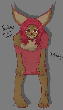 5_toes anklet anthro big_ears blush clothing clothing_pull collar feet heart_(marking) heart_eyes heart_symbol jewelry looking_at_viewer male markings mostly_nude shirt shirt_pull silhouette silhouetted_penis solo toes topwear topwear_pull sarcobutter silva_(sarcobutter) felid feline lynx mammal hi_res