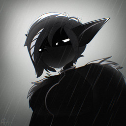 black_eyes black_hair clothing coat dress female hair looking_down raindrop simple_background solo topwear wet wet_clothing airfly-pony lobotomy_corporation project_moon binah_(project_moon) chloe_(airfly-pony) chloe_the_bat_(vtuber) animal_humanoid bat bat_humanoid humanoid mammal mammal_humanoid 1:1 2025 digital_media_(artwork) hi_res