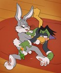 5:6 absurd_res anal anal_fingering anal_penetration anatid anseriform argon_vile avian balls bird bodily_fluids bottomless bottomless_male bugs_bunny carrot clothed clothing count_duckula count_duckula_(series) duck duo fingering food food_fetish food_in_ass food_insertion food_play genital_fluids genitals hi_res improvised_dildo improvised_sex_toy lagomorph leporid licking licking_lips licking_own_lips looking_back looney_tunes male male/male mammal penetration penis plant precum rabbit saliva tongue tongue_out vampire vegetable warner_brothers