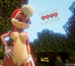 anthro blue_eyes breasts clothing female genitals gloves hand_on_hip handwear looking_at_viewer nude pussy smile solo white_clothing white_gloves white_handwear skyrikea_(artist) tyviania_(modeler) looney_tunes microsoft minecraft mojang warner_brothers xbox_game_studios lola_bunny lagomorph leporid mammal rabbit 3d_(artwork) digital_media_(artwork)