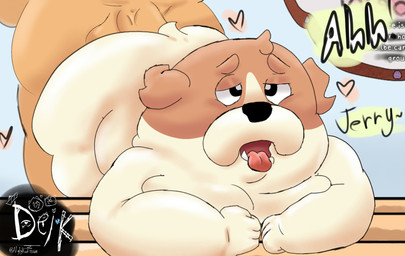 anal anal_penetration anthro big_butt big_penis butt chair duo fangs furniture genitals heart_symbol huge_butt huge_penis male male/male moan moaning_name nude on_chair open_mouth penetration penis sex simple_background slightly_chubby teeth ugly-rat15508 dogs_in_space netflix jerry_(dogs_in_space) loaf_(dogs_in_space) bulldog canid canine canis chow_chow domestic_dog mammal mastiff molosser spitz digital_drawing_(artwork) digital_media_(artwork) hi_res