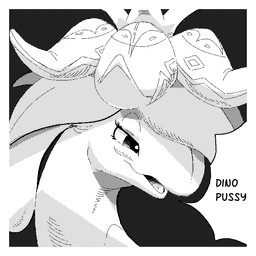 ambiguous_gender black_text dialogue eyelashes feral halftone_background head_flower open_mouth pattern_background plant plant_hair pointy_speech_bubble profanity pseudo_hair simple_background solo speech_bubble talking_to_viewer text breakersunny palworld pocketpair dinosaur dinossom elemental_creature flora_fauna pal_(species) prehistoric_species reptile scalie 1:1 2024 english_text halftone headshot_portrait icon meme monochrome portrait