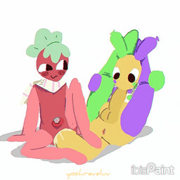 anal anal_fluids anal_penetration anthro anus autofellatio balloon balls big_butt big_penis blush bodily_fluids butt cage chastity_cage chastity_device clothed clothing cum cum_in_mouth cum_inside cumshot duo ears_down ears_up ejaculation erection excessive_cum excessive_genital_fluids feet feet_on_tail fellatio filter flat_chastity_cage food fruit gaping gaping_anus genital_fluids genitals hair half_naked happy holding_both_legs inflatable male male/male male_penetrated male_penetrating male_penetrating_male masturbation metal_chastity_cage multicolored_body nude open_mouth oral oral_masturbation oral_penetration orgasm penetration penile penile_masturbation penis pivoted_ears plant saliva scarf sex shirt shy simple_background strawberry stretched_anus submissive surprised tail tail_fetish tail_in_ass tail_insertion tail_play tail_sex thick_thighs topwear vintage wearing_chastity_cage wearing_chastity_device yoshreveluv blushcrunch_studio dandy's_world roblox looey_(dandy's_world) sprout_(dandy's_world) animate_inanimate elemental_creature elemental_humanoid flora_fauna food_creature humanoid plant_humanoid toon_(dandy's_world) 1:1 2d_animation animated digital_media_(artwork) low_res shaded