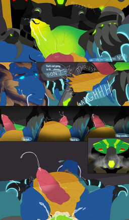 anal anal_penetration anthro bodily_fluids creature_inside cum cum_inside cumshot duo ejaculation forced genital_fluids infestation male male/male male_penetrated orgasm orgasm_face parasite penetration urethra_worm worm_infestation androidass mythology annelid dragon leech mythological_creature mythological_scalie scalie worm absurd_res hi_res