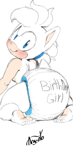 accessory anthro barefoot blue_eyes blush clean_diaper diaper feet female fur hair hair_accessory hair_tie kneeling looking_at_viewer looking_back rear_view smile smiling_at_viewer solo white_body white_diaper white_fur white_hair sophiepoof sega sonic_the_hedgehog_(series) fan_character sophie_(argento) eulipotyphlan hedgehog mammal 2018 hi_res