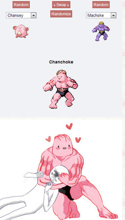 <3 ambiguous_gender blush chansey clothed clothing english_text fusion half-dressed human humanoid humor machoke mammal muscles nintendo plain_background pokemon_fusion pokémon text topless unknown_artist video_games
Rating: Safe
Score: 8
User: DeltaFlame
Date: December 03, 2014 <3 ambiguous_gender blush chansey clothed clothing english_text fusion half-dressed human humanoid humor machoke mammal muscles nintendo plain_background pokemon_fusion pokémon text topless unknown_artist video_games
Rating: Safe
Score: 8
User: DeltaFlame
Date: December 03, 2014