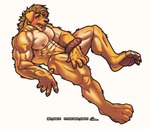 abs anthro biceps black_nose foreskin genitals green_eyes male muscular muscular_anthro muscular_male muscular_thighs pecs penis simple_background solo tongue tongue_out vein veiny_muscles veiny_penis white_background cl.rudolph mythology garth_mentzel_monroe canid canine canis mammal mythological_canine mythological_creature werecanid werecanine werecreature werewolf wolf absurd_res hi_res superabsurd_res