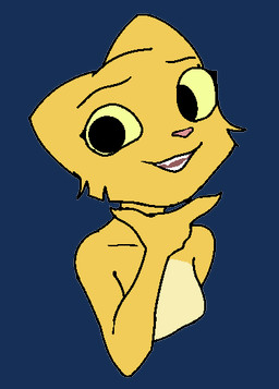 anthro black_eyes breasts featureless_breasts female fur hand_on_chin nude pink_nose simple_background solo transparent_background yellow_body yellow_fur yellow_sclera filthypally microsoft prequel_adventure the_elder_scrolls katia_managan felid khajiit mammal 2025 alpha_channel